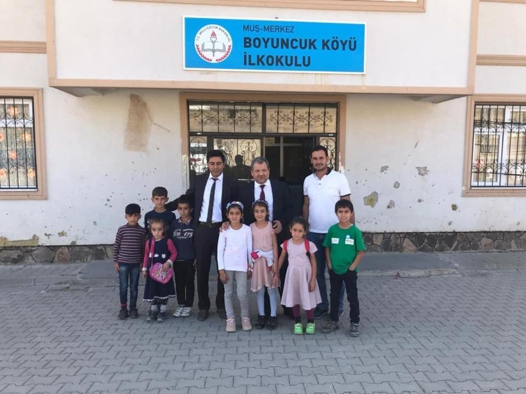 M&uuml;d&uuml;r Engin&rsquo;nin okul ziyaretlerine devam ediyor