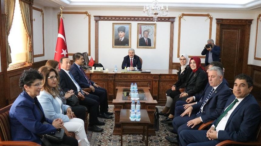 TBMM Meclis Araştırma Komisyonu &Uuml;yeleri Vali Akın&rsquo;ı ziyaret etti