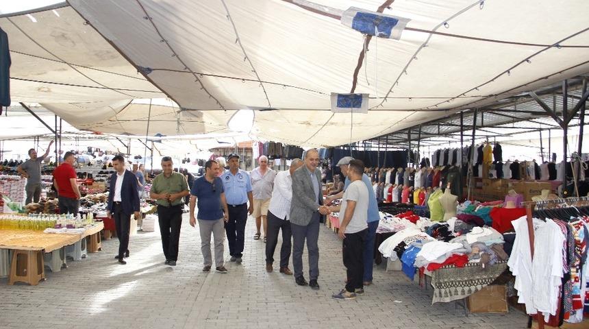 Başkan Uzundemir&rsquo;den esnaf ziyareti