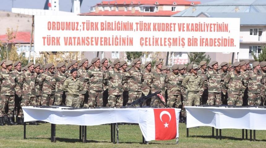 Bedelli askerler yemin etti