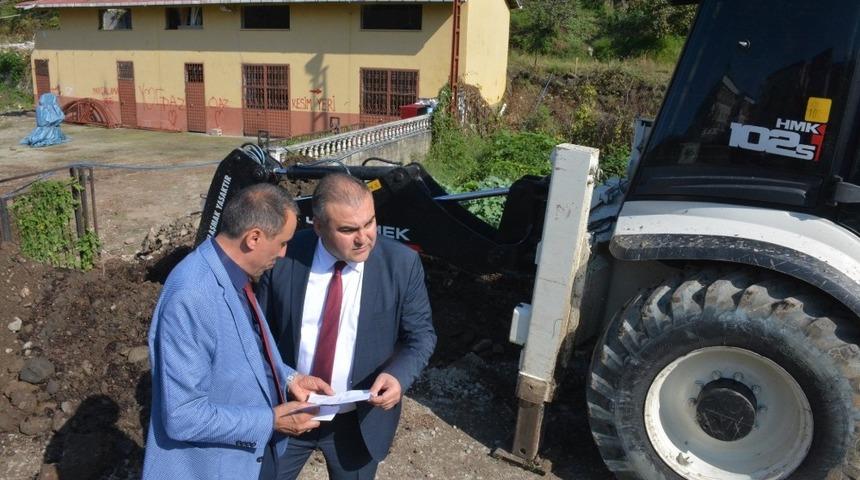 Görele Belediyesi’nden altyapı çalışması