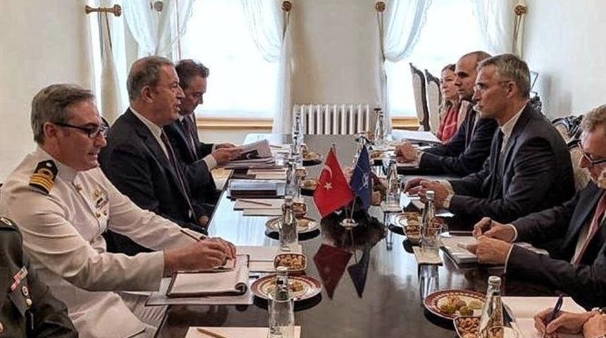 Stoltenberg, Erdoğan ve Akar'la görüştü