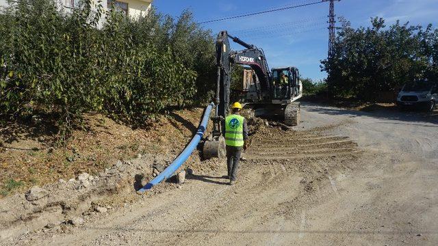 MESKİ, Bozön’ün içme suyu şebeke hattını yeniliyor