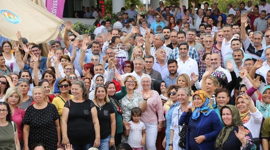 Mezitli&rsquo;de şampiyonluğa coşkulu karşılama