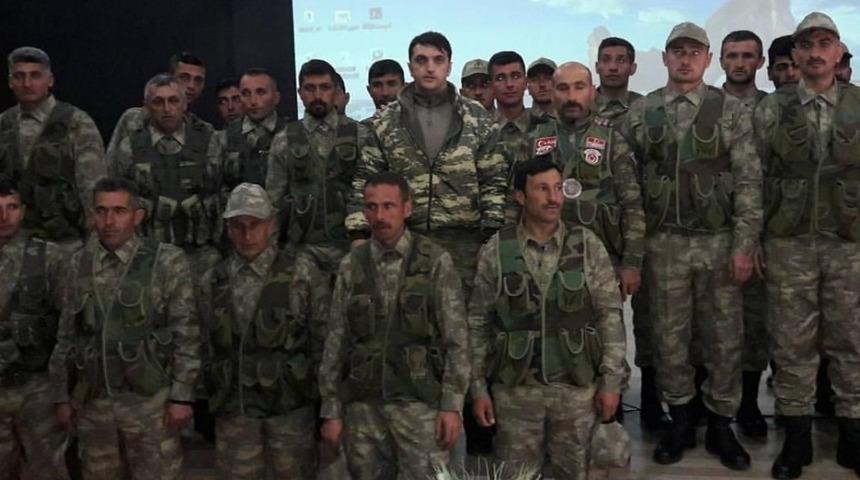 Güvenlik korucularından Barış Pınarı harekatına destek açıklaması