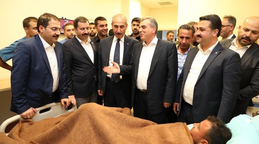 Canpolat yaralıları ziyaret etti