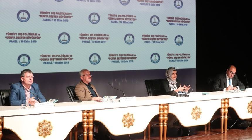 Şahinbey&rsquo;de "T&uuml;rkiye Dış Politikası ve D&uuml;nya Beşten B&uuml;y&uuml;kt&uuml;r" paneli