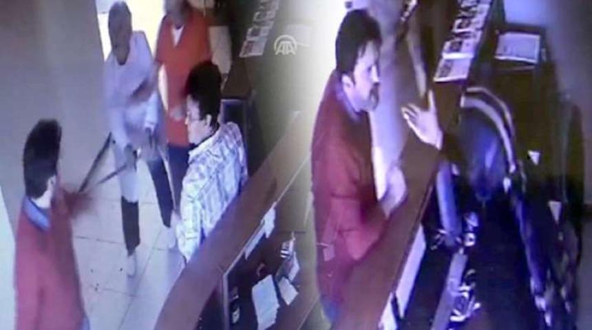 Beykoz'da hasta yakını, sağlık personelini ve bir vatandaşı darp etti! O anlar kamerada