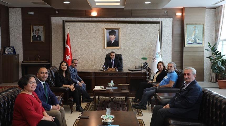 Vali Çağatay, TEMA Vakfı heyetini makamında kabul etti