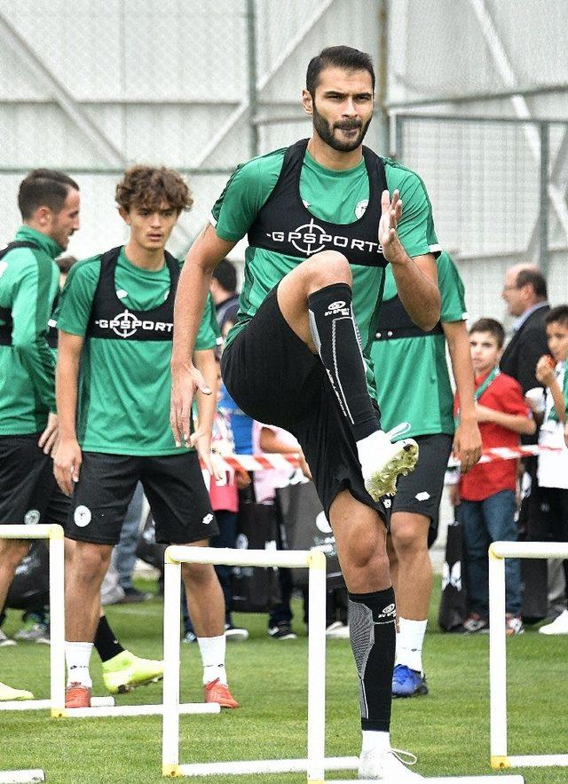 Konyaspor, Eskişehirspor ma&ccedil;ı &ouml;ncesi hazırlıklarını s&uuml;rd&uuml;rd&uuml; 2