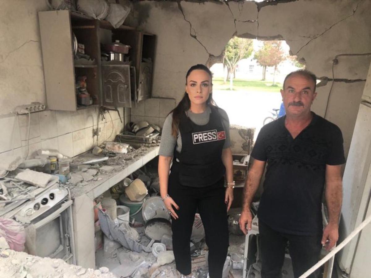 Barış Pınarı Harekatı i&ccedil;in sınıra giden Buket Aydın'ın fotoğrafı olay oldu! CHP'li isimden sert tepki