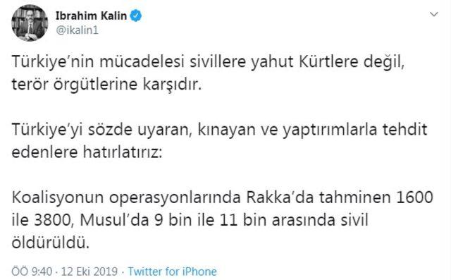 İbrahim Kalın: Zafer bizim olacaktır