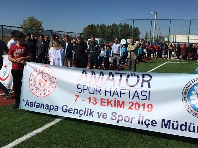 Aslanapa’da Amatör Spor Haftası etkinlikleri