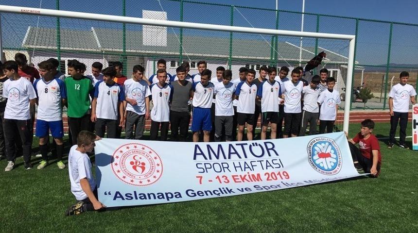 Aslanapa&rsquo;da Amat&ouml;r Spor Haftası etkinlikleri