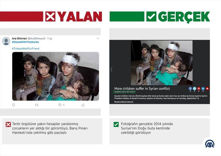 Terör yanlıları manipülasyona devam ediyor... Şimdi de AA'nın fotoğraflarını kullandılar G1