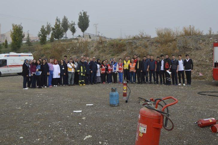 Hastanede gerçeği aratmayan tatbikat G4