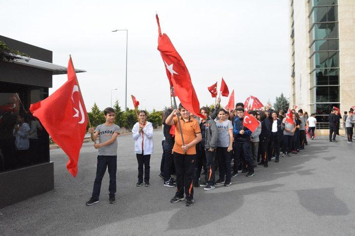 Tekden Koleji Öğrencilerinden Mehmetçiğe Komando Marşlı Destek G2