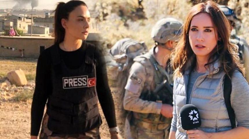 Buket Aydın'ın operasyon bölgesinin sınırında verdiği pozdan sonra Nazlı Çelik trend oldu