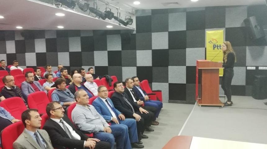 PTT Başm&uuml;d&uuml;rl&uuml;ğ&uuml; personeline kadına y&ouml;nelik şiddetle m&uuml;cadele eğitim semineri