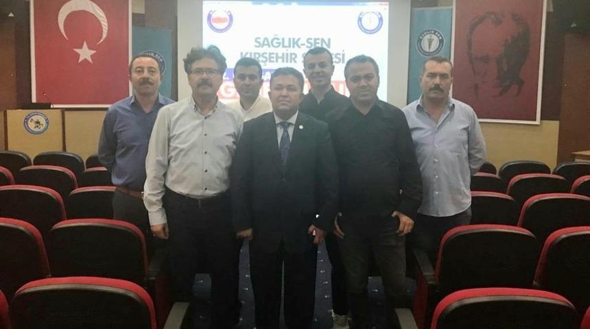 Sağlık-Sen Kırşehir Şubesinde g&ouml;rev değişimi