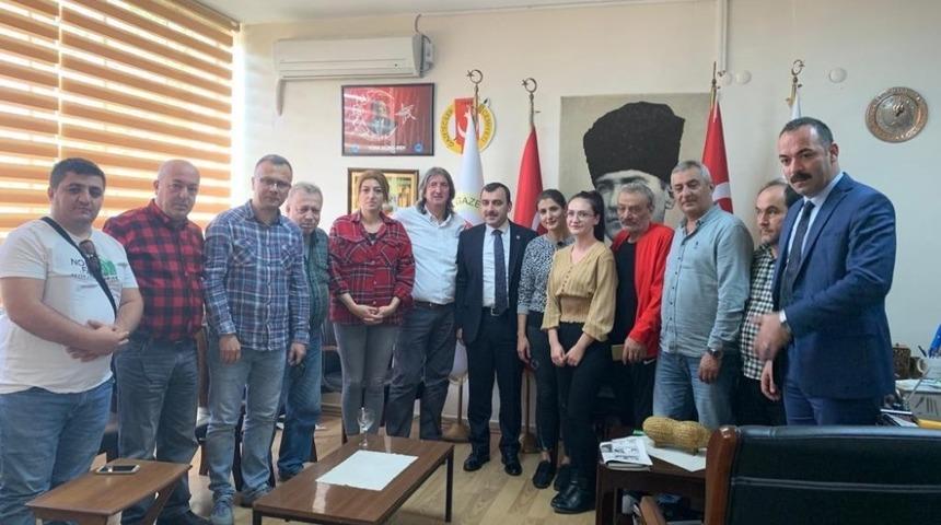 Milletvekili &Ccedil;olakoğlu, basın masasının konuğu oldu