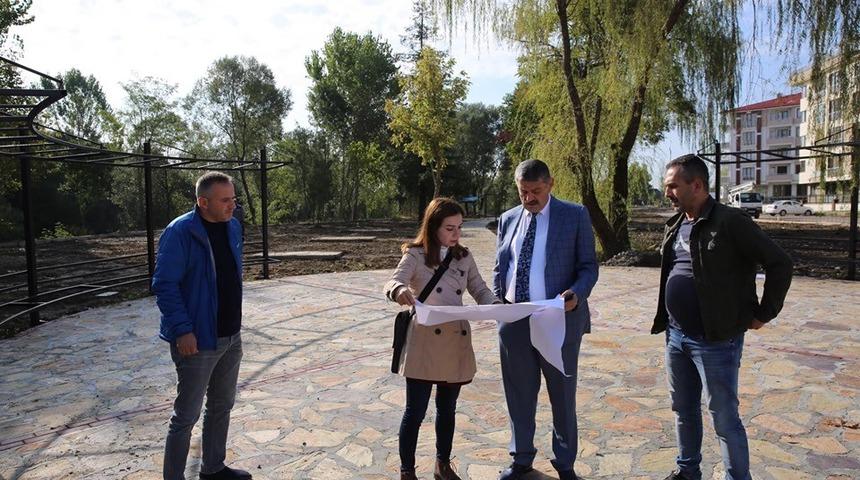 Arka Sokak&rsquo;ta park &ccedil;alışmaları devam ediyor