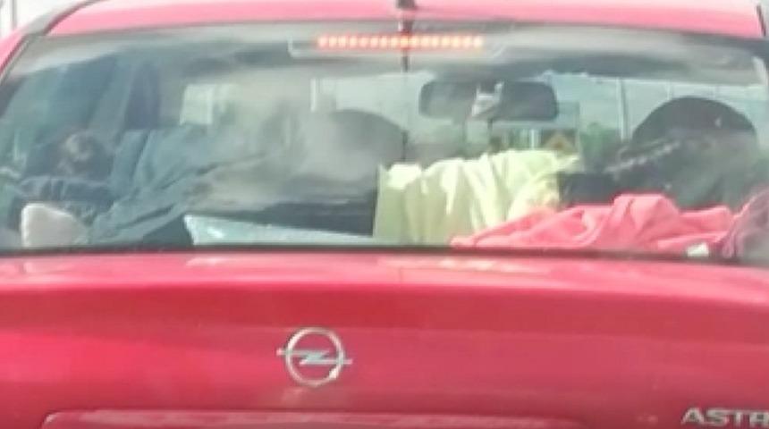 Otomobilde şaşırtan yolculuk