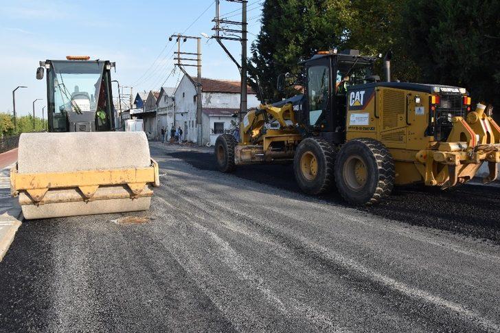 Marangozlar Sitesi ile Çay Deresinde asfalt çilesi bitiyor G2