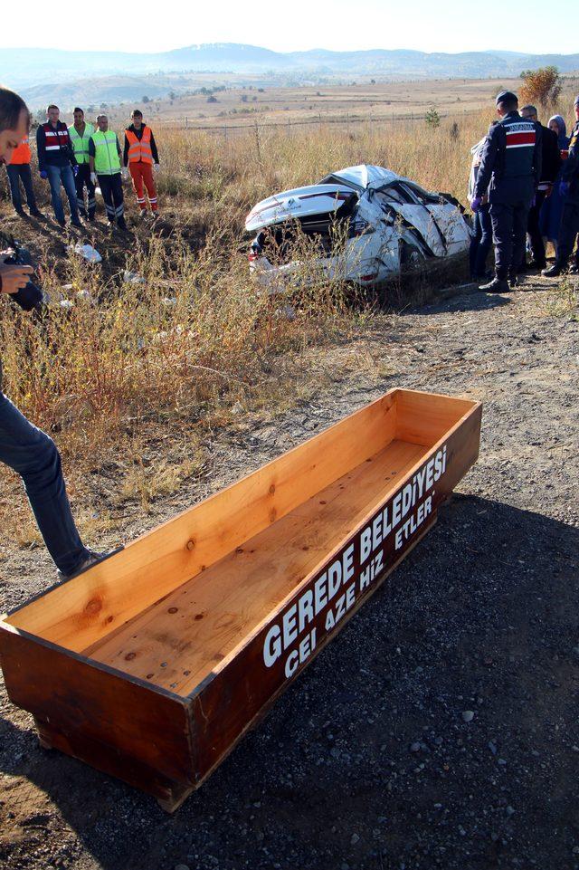 Bolu'da otomobil takla attı: Aynı aileden 3 ölü, 2 yaralı