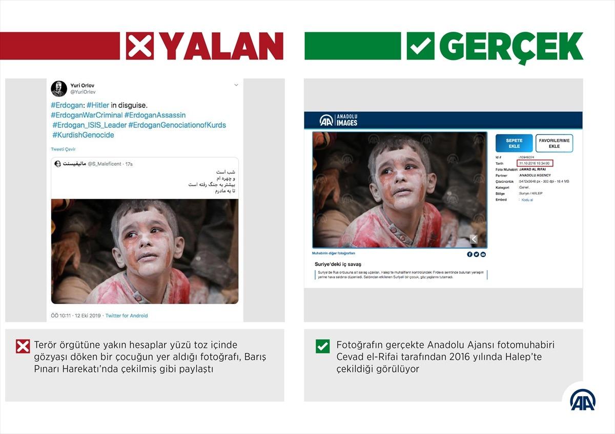 'Barış Pınarı'na yeni manip&uuml;lasyon! Anadolu Ajansı'nın fotoğrafını kullanmışlar