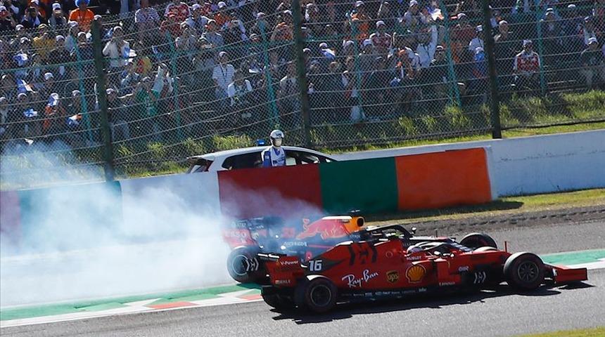 Ferrari pilotu Leclerc'e 15 saniye ceza