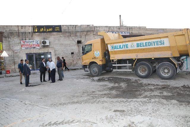 Canpolat, yol yapım çalışmalarını inceledi