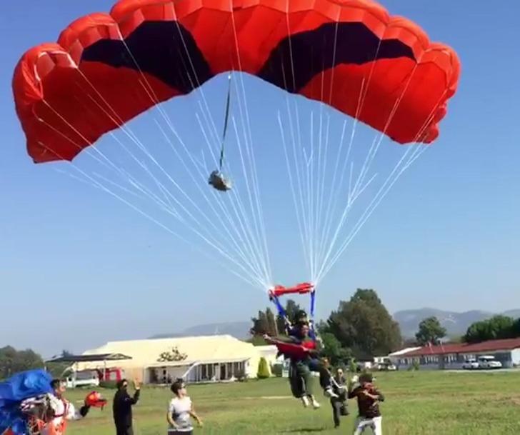 Türkiye'de ilk oldu! 4 bin metreden protez bacağıyla atladı G4