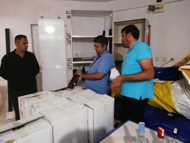 Antalya’da 739 adet sahte bandrollü alkol ele geçirildi 2
