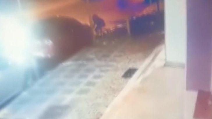 Ümraniye'deki far hırsızları kamerada G4