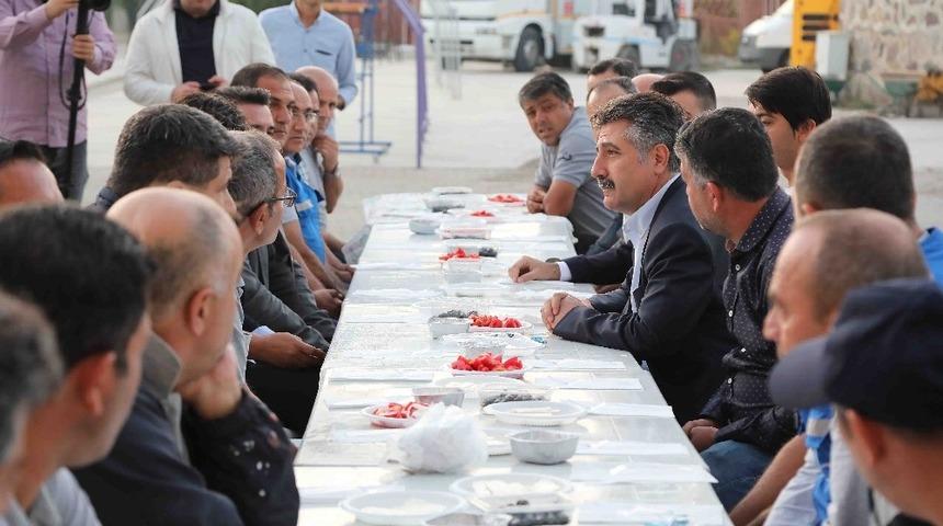 Başkan Sandal, iş&ccedil;ilerle buluştu