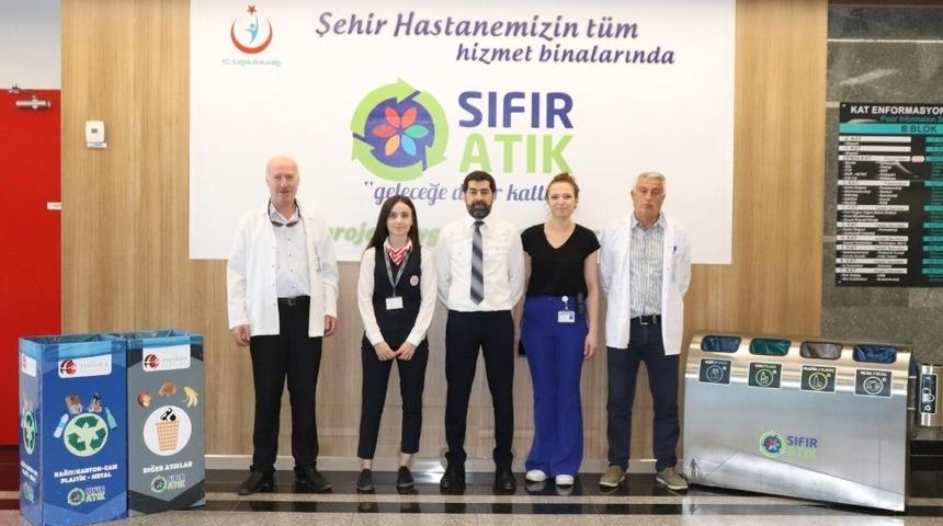 Eskişehir Şehir Hastanesi’nde geri dönüşüme önemli katkı sağlanıyor