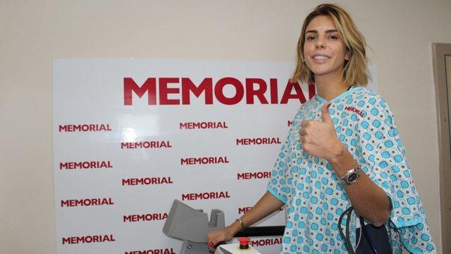 Kübra Siyahdemir, sağlık kontrolünden geçti