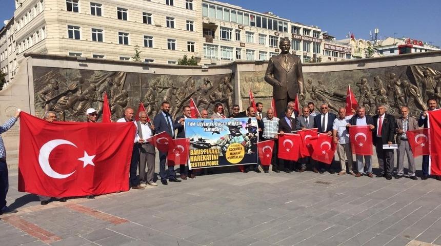 Kayserili muhtarlardan &lsquo;Barış Pınarı Harekatı&rsquo; na destek