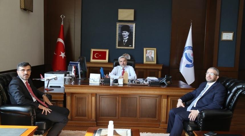 BOTAŞ y&ouml;neticileri Rekt&ouml;r Şahin&rsquo;le g&ouml;r&uuml;şt&uuml;