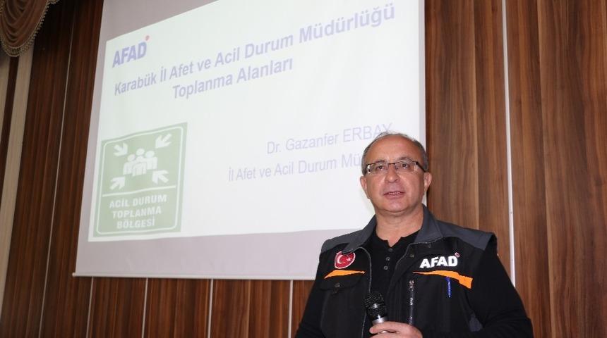 AFAD M&uuml;d&uuml;r&uuml; Erbay, &ldquo;Karab&uuml;k&rsquo;te 66 tane toplanma alanı var&rdquo;