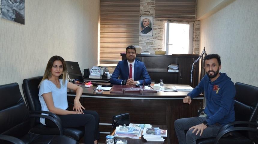 Turizmci Acar&rsquo;dan M&uuml;d&uuml;r Yardımcısı Eldemir&rsquo;e ziyaret