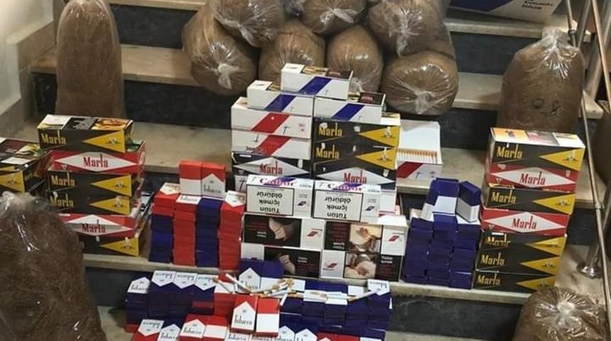 Ka&ccedil;ak sigara ve makaron satışı yapan 18 iş yerine soruşturma