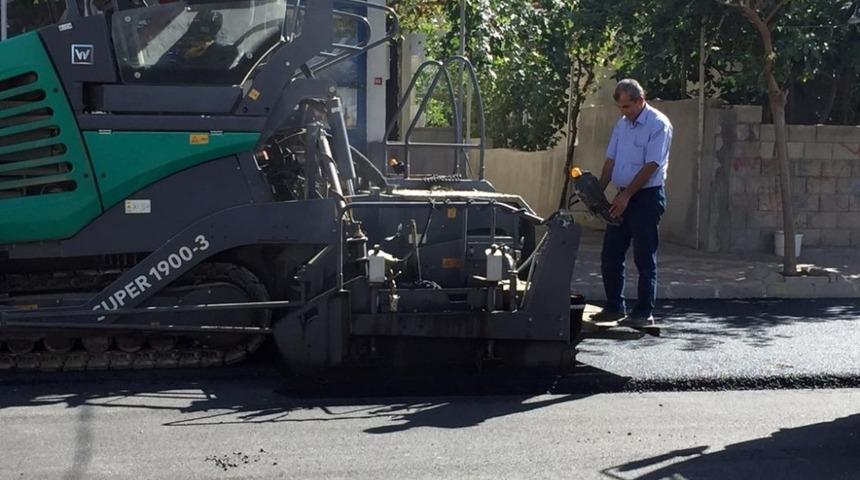 Siteler Mahallesinde asfalt &ccedil;alışması
