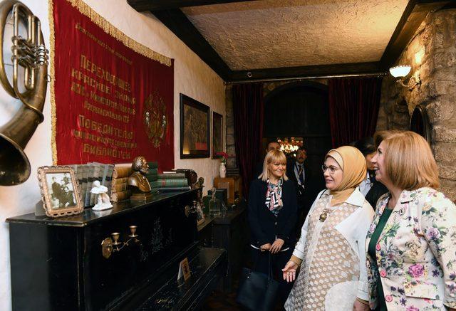 Emine Erdoğan, Şirvanşah Müze Restoran’ını ziyaret etti