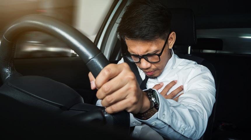 Yolda ani kalp krizi riskine dikkat