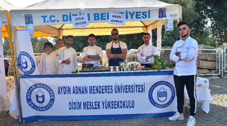 Didim MYO, Zeytin Festivali&rsquo;nde AD&Uuml;&rsquo;y&uuml; temsil etti