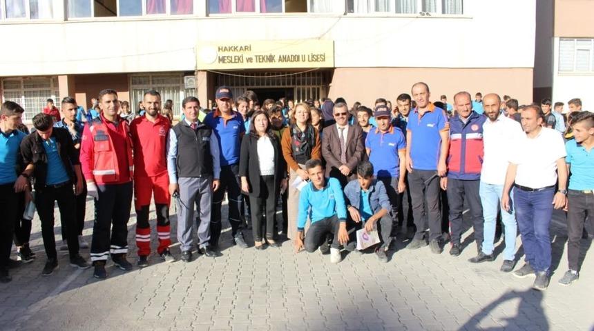 Hakkari&rsquo;de ger&ccedil;eği aratmayan tatbikat