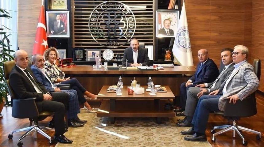 İstanbul Develi ve Y&ouml;resi K&uuml;lt&uuml;r ve Dayanışma Derneği&rsquo;nden KTO Başkanı G&uuml;lsoy&rsquo;a Ziyaret