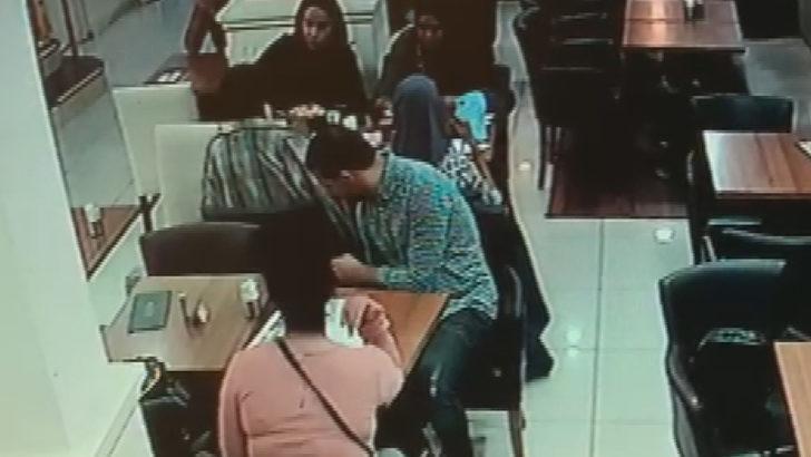 Saniye saniye kaydettiler! Hiç bir şey olmamış gibi önüne dönüp... G1